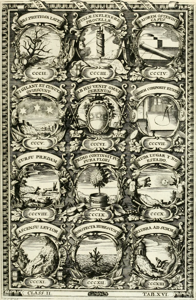 An illustration from Symbolographia, sive, De arte symbolica : sermones septem, 1701, leaf 364