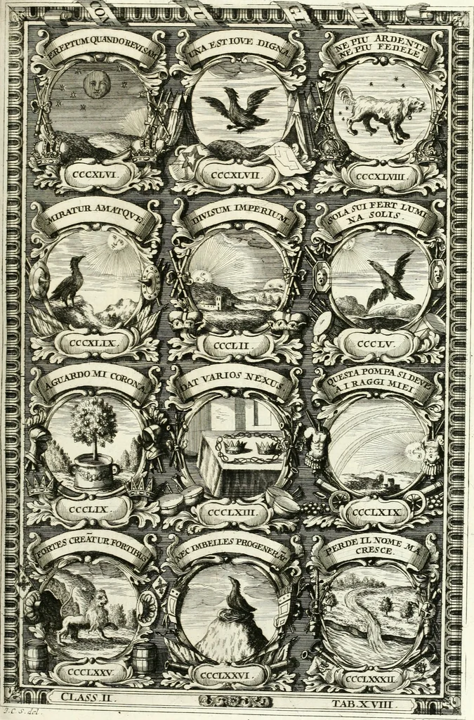An illustration from Symbolographia, sive, De arte symbolica : sermones septem, 1701, leaf 368