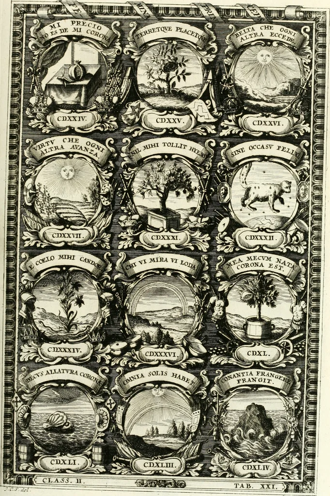 An illustration from Symbolographia, sive, De arte symbolica : sermones septem, 1701, leaf 374