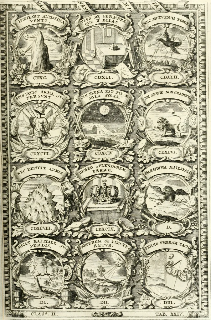 An illustration from Symbolographia, sive, De arte symbolica : sermones septem, 1701, leaf 380