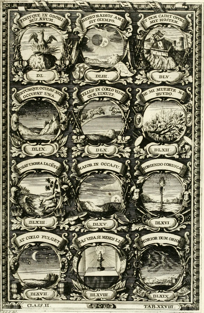 An illustration from Symbolographia, sive, De arte symbolica : sermones septem, 1701, leaf 388