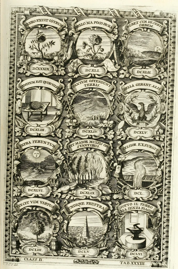 An illustration from Symbolographia, sive, De arte symbolica : sermones septem, 1701, leaf 398
