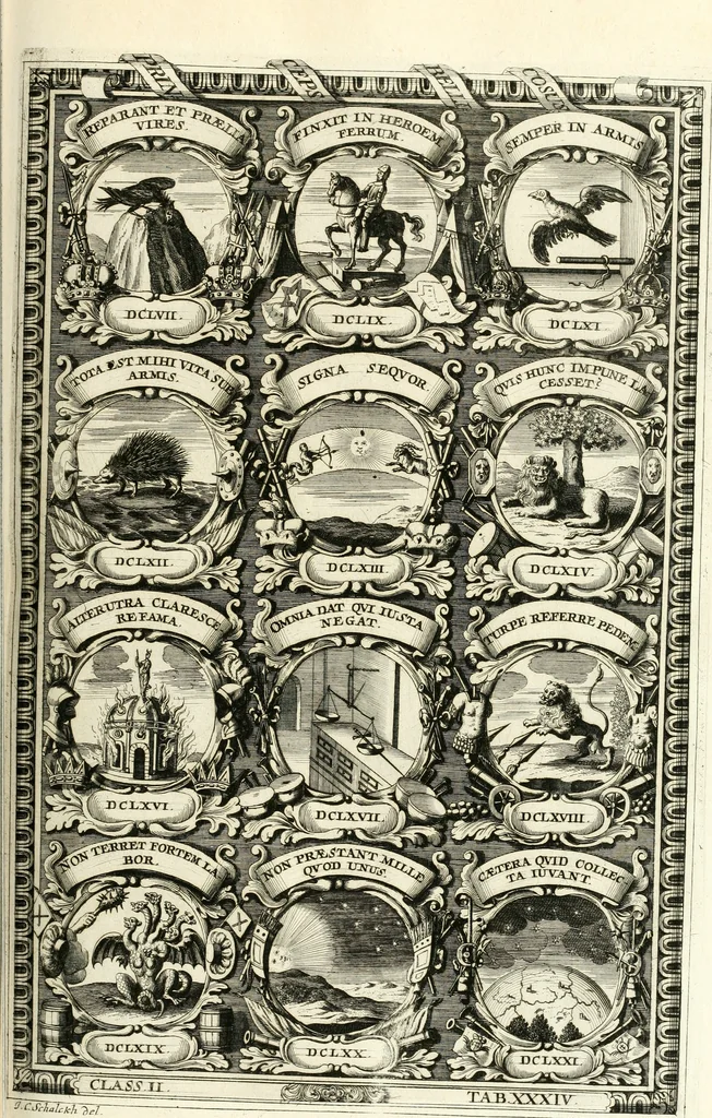 An illustration from Symbolographia, sive, De arte symbolica : sermones septem, 1701, leaf 400