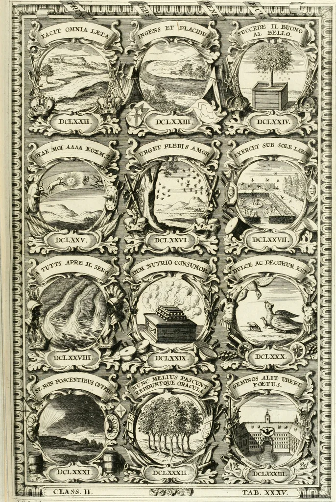 An illustration from Symbolographia, sive, De arte symbolica : sermones septem, 1701, leaf 402