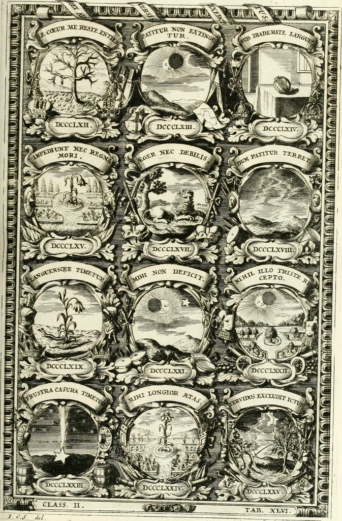 An illustration from Symbolographia, sive, De arte symbolica : sermones septem, 1701, leaf 424
