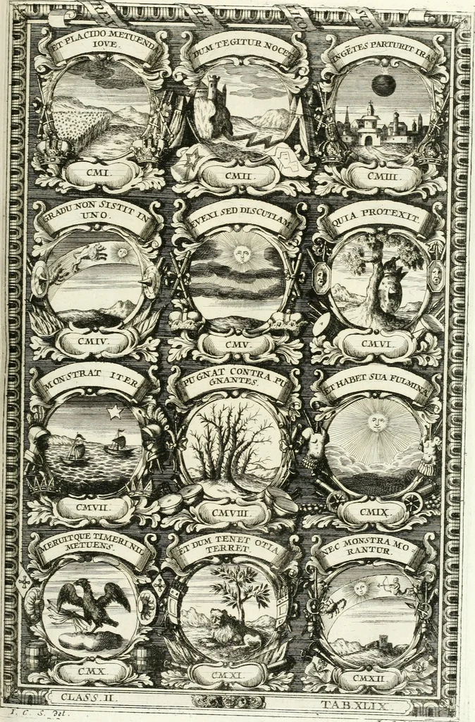 An illustration from Symbolographia, sive, De arte symbolica : sermones septem, 1701, leaf 430