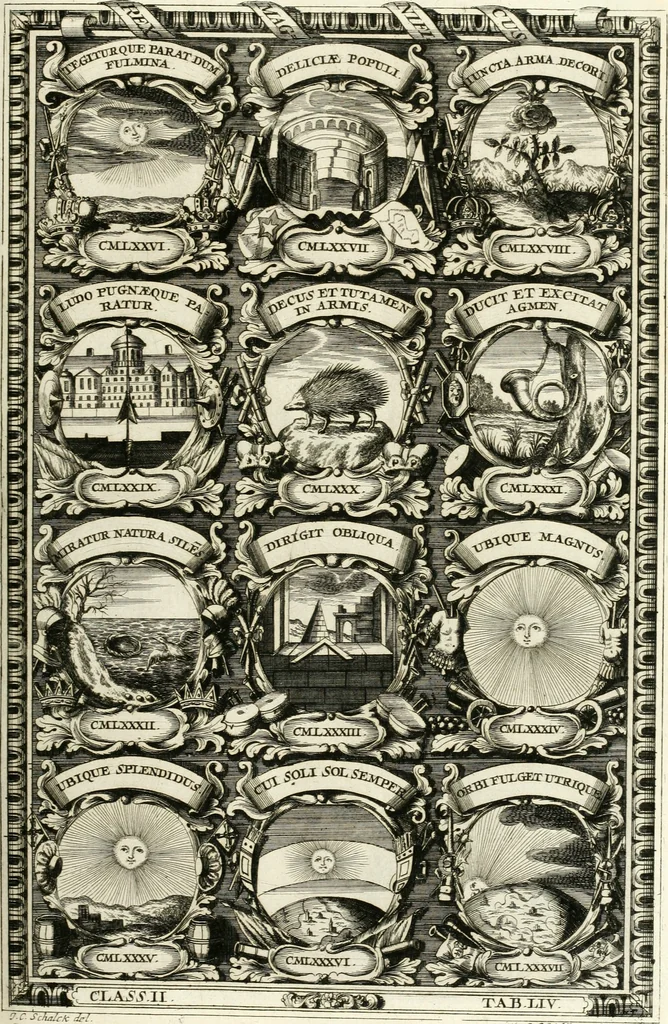 An illustration from Symbolographia, sive, De arte symbolica : sermones septem, 1701, leaf 440