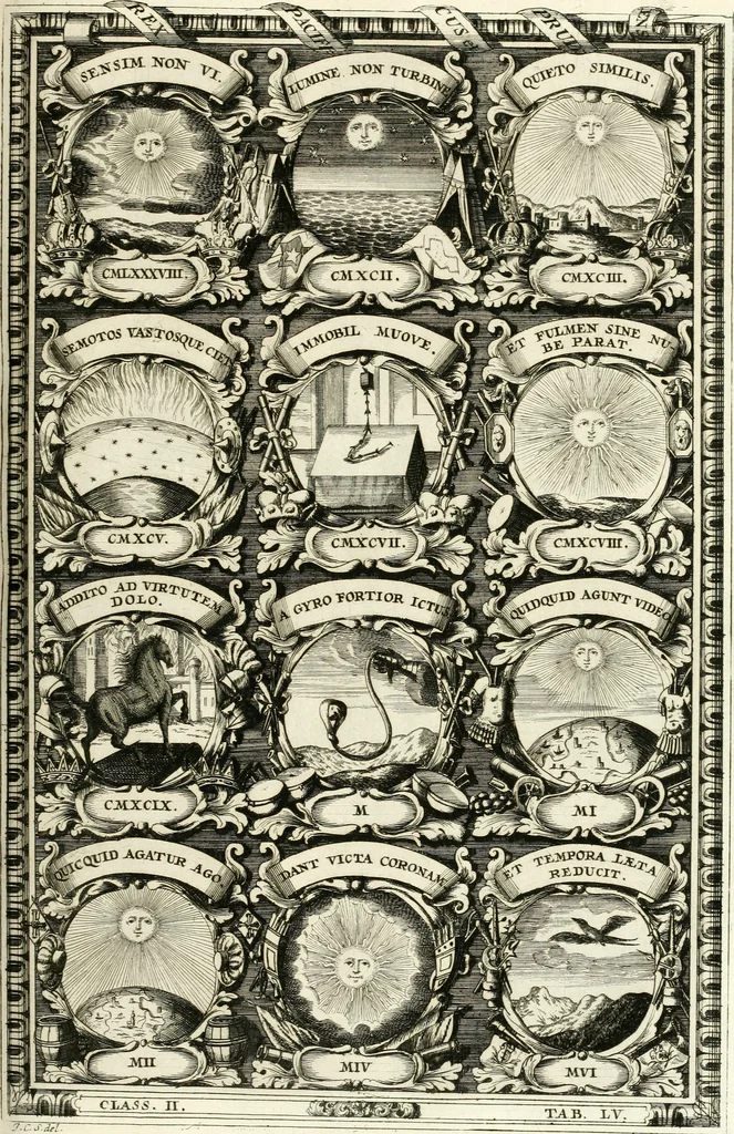 An illustration from Symbolographia, sive, De arte symbolica : sermones septem, 1701, leaf 442