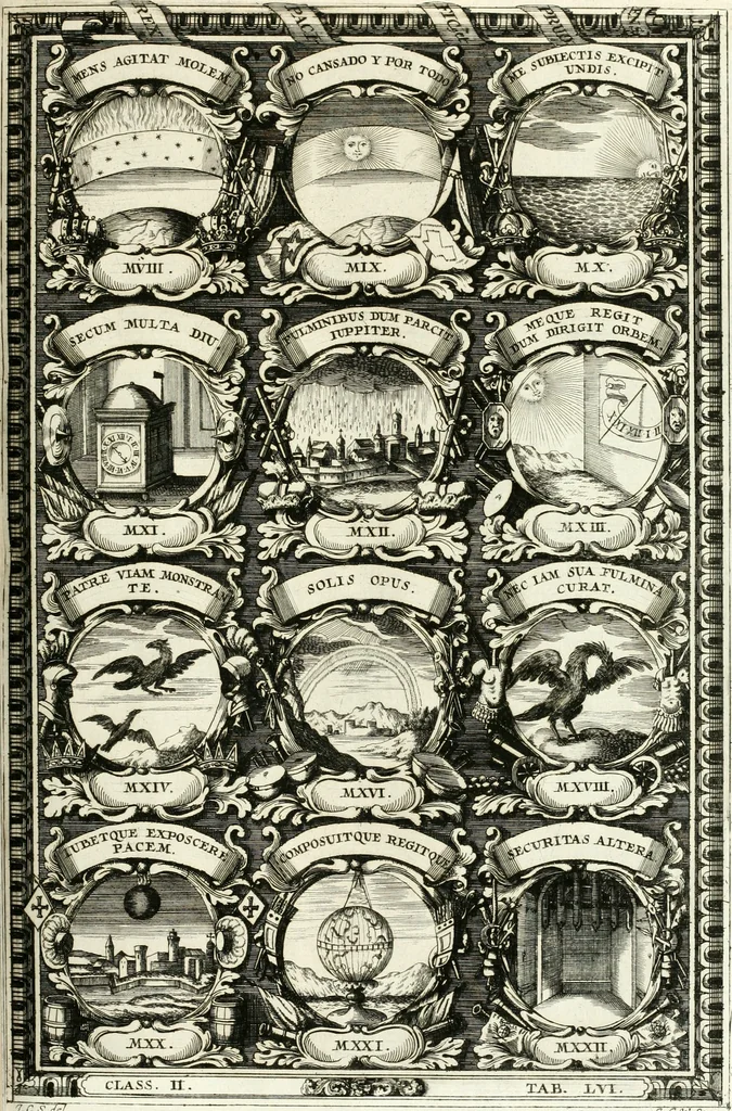 An illustration from Symbolographia, sive, De arte symbolica : sermones septem, 1701, leaf 444