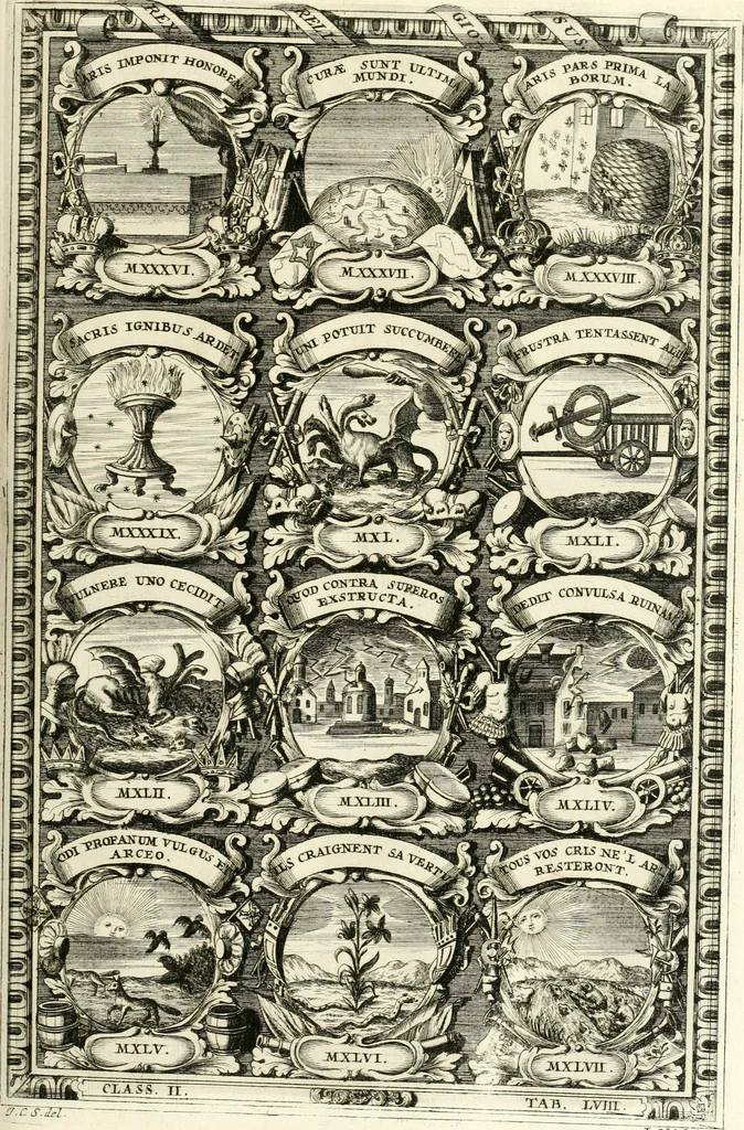 An illustration from Symbolographia, sive, De arte symbolica : sermones septem, 1701, leaf 448