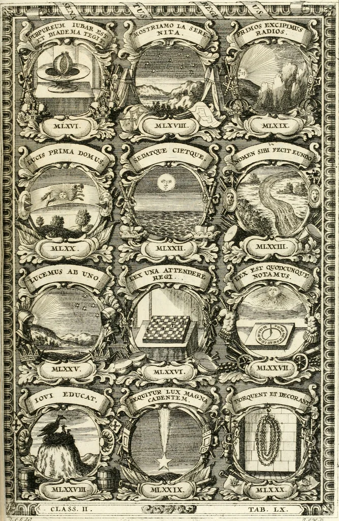 An illustration from Symbolographia, sive, De arte symbolica : sermones septem, 1701, leaf 452