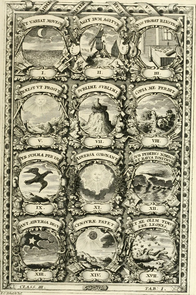 An illustration from Symbolographia, sive, De arte symbolica : sermones septem, 1701, leaf 538