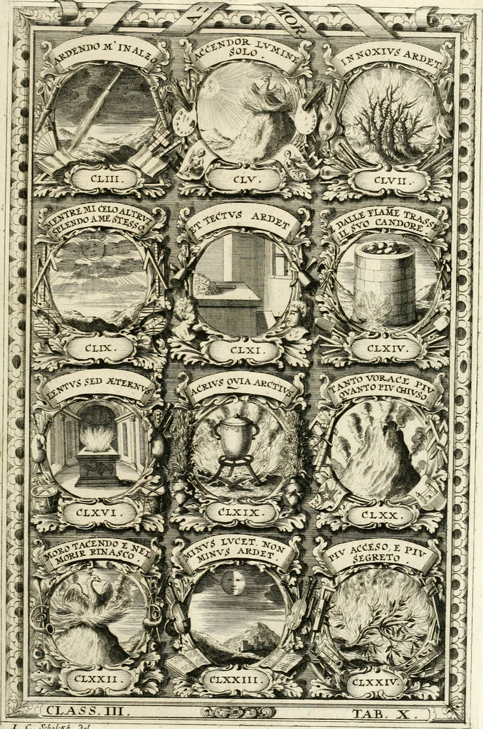 An illustration from Symbolographia, sive, De arte symbolica : sermones septem, 1701, leaf 556