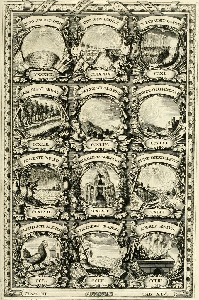 An illustration from Symbolographia, sive, De arte symbolica : sermones septem, 1701, leaf 564