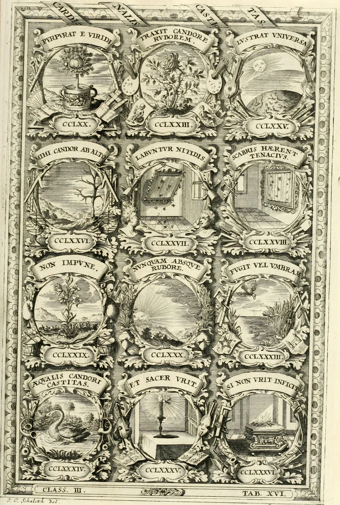 An illustration from Symbolographia, sive, De arte symbolica : sermones septem, 1701, leaf 568
