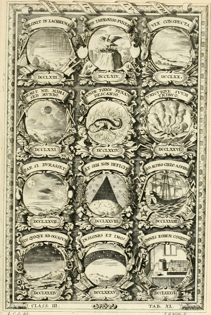 An illustration from Symbolographia, sive, De arte symbolica : sermones septem, 1701, leaf 616