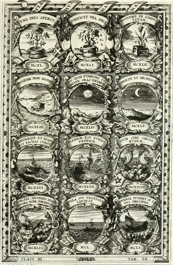 An illustration from Symbolographia, sive, De arte symbolica : sermones septem, 1701, leaf 650