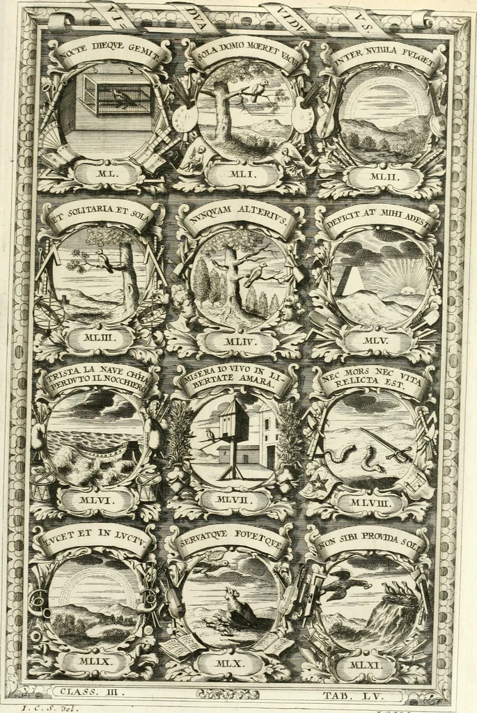 An illustration from Symbolographia, sive, De arte symbolica : sermones septem, 1701, leaf 652