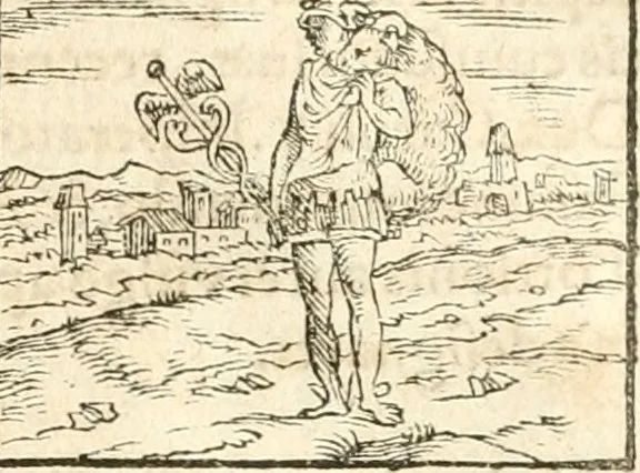 An illustration from Hieroglyphica, sive, De sacris Aegyptiorvm aliarvmqve gentivm literis commentarij, 1567, leaf 166