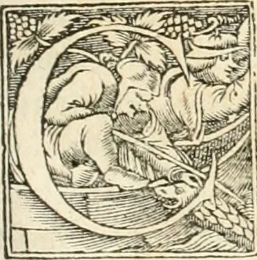 An illustration from Hieroglyphica, sive, De sacris Aegyptiorvm aliarvmqve gentivm literis commentarij, 1567, leaf 184