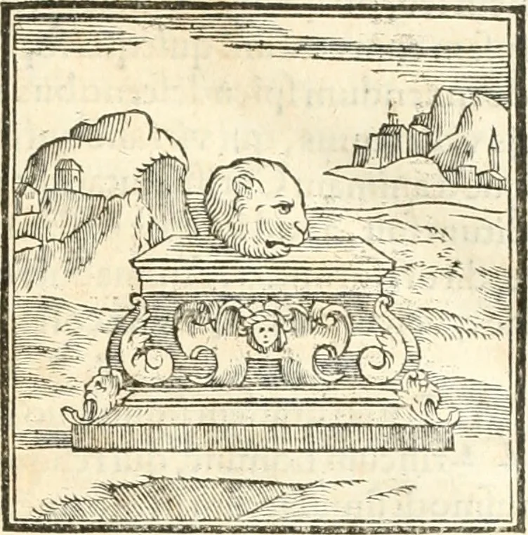 An illustration from Hieroglyphica, sive, De sacris Aegyptiorvm aliarvmqve gentivm literis commentarij, 1567, leaf 26