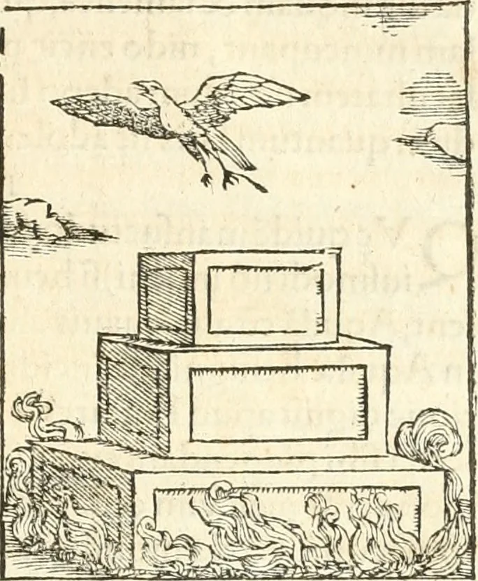 An illustration from Hieroglyphica, sive, De sacris Aegyptiorvm aliarvmqve gentivm literis commentarij, 1567, leaf 288
