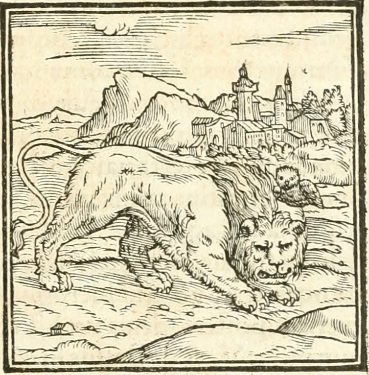 An illustration from Hieroglyphica, sive, De sacris Aegyptiorvm aliarvmqve gentivm literis commentarij, 1567, leaf 38