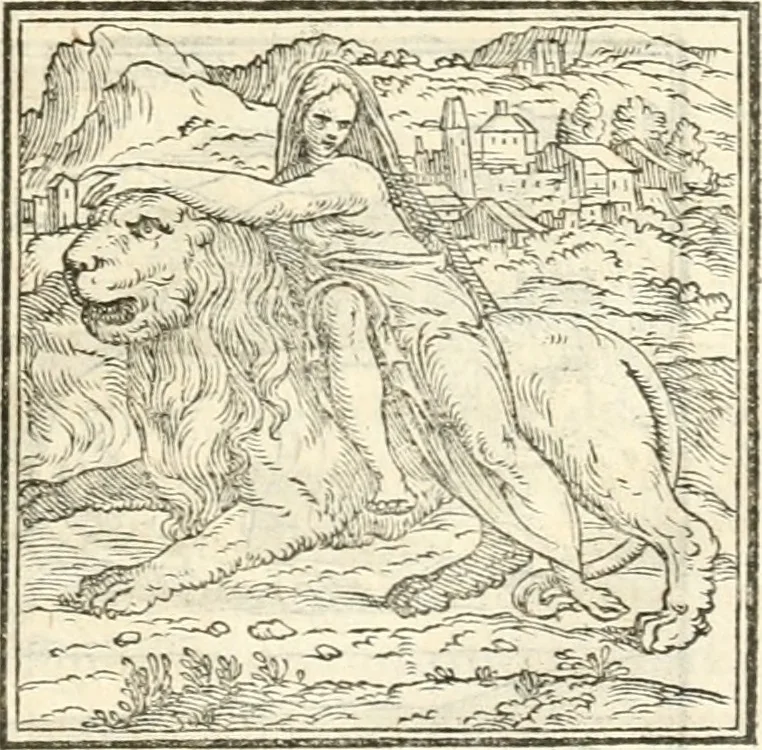 An illustration from Hieroglyphica, sive, De sacris Aegyptiorvm aliarvmqve gentivm literis commentarij, 1567, leaf 40