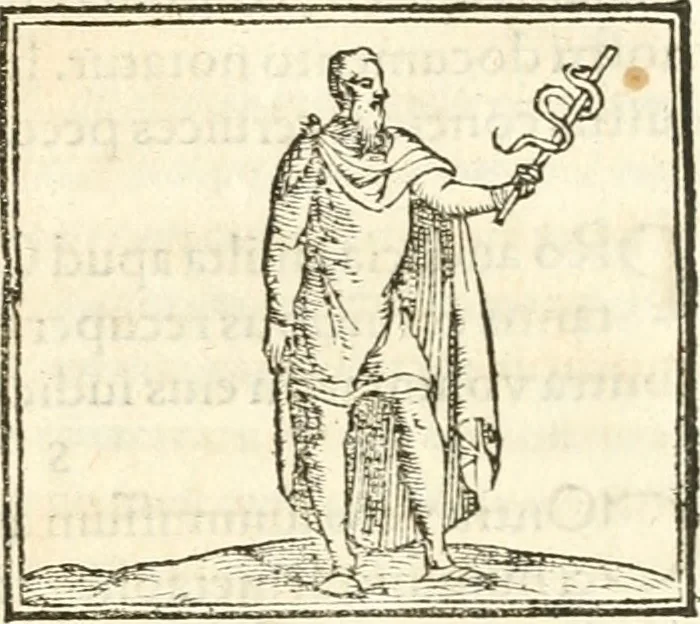 An illustration from Hieroglyphica, sive, De sacris Aegyptiorvm aliarvmqve gentivm literis commentarij, 1567, leaf 474