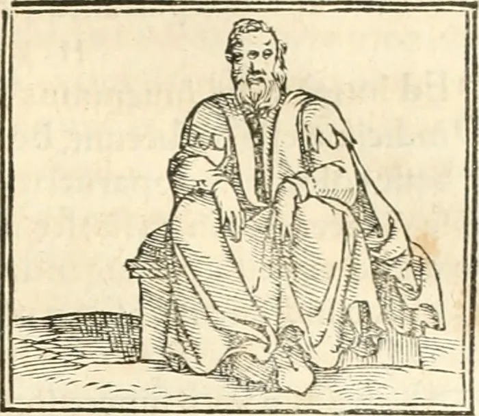 An illustration from Hieroglyphica, sive, De sacris Aegyptiorvm aliarvmqve gentivm literis commentarij, 1567, leaf 482