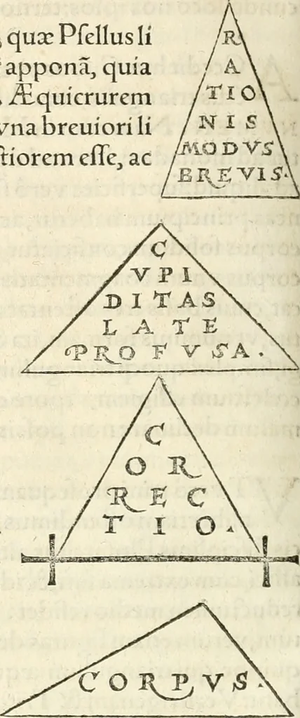 An illustration from Hieroglyphica, sive, De sacris Aegyptiorvm aliarvmqve gentivm literis commentarij, 1567, leaf 595