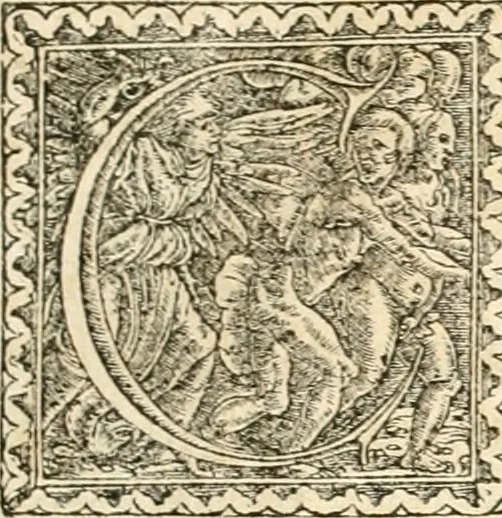 An illustration from Hieroglyphica, sive, De sacris Aegyptiorvm aliarvmqve gentivm literis commentarij, 1567, leaf 6