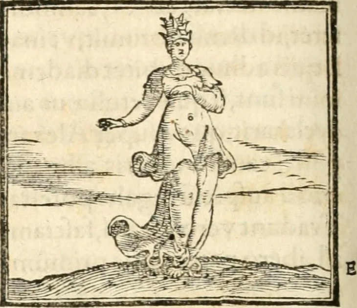 An illustration from Hieroglyphica, sive, De sacris Aegyptiorvm aliarvmqve gentivm literis commentarij, 1567, leaf 617