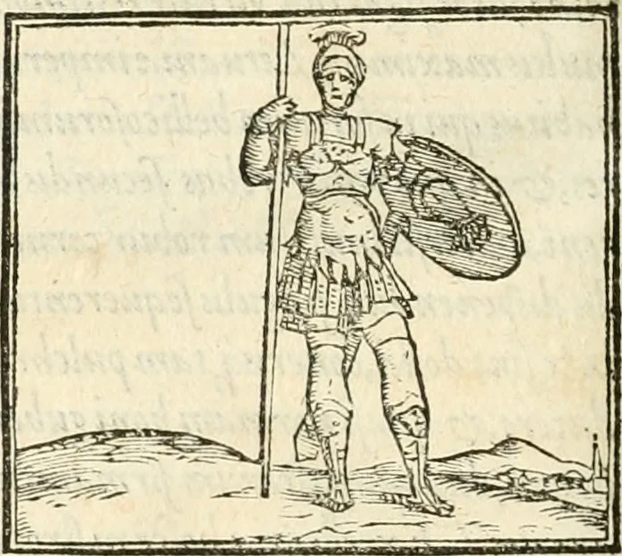 An illustration from Hieroglyphica, sive, De sacris Aegyptiorvm aliarvmqve gentivm literis commentarij, 1567, leaf 627