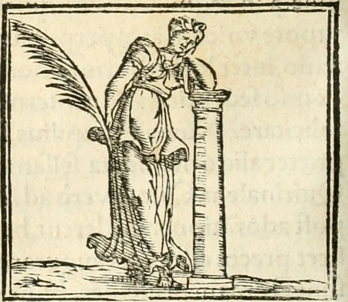 An illustration from Hieroglyphica, sive, De sacris Aegyptiorvm aliarvmqve gentivm literis commentarij, 1567, leaf 649