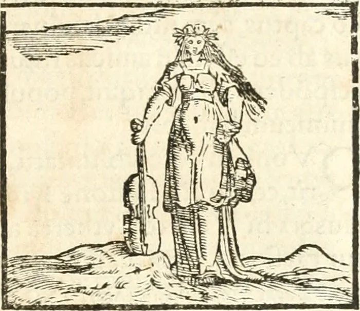 An illustration from Hieroglyphica, sive, De sacris Aegyptiorvm aliarvmqve gentivm literis commentarij, 1567, leaf 704