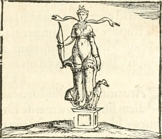 An illustration from Hieroglyphica, sive, De sacris Aegyptiorvm aliarvmqve gentivm literis commentarij, 1567, leaf 724