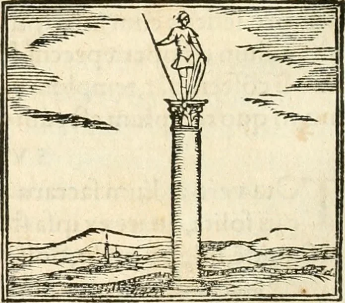 An illustration from Hieroglyphica, sive, De sacris Aegyptiorvm aliarvmqve gentivm literis commentarij, 1567, leaf 741