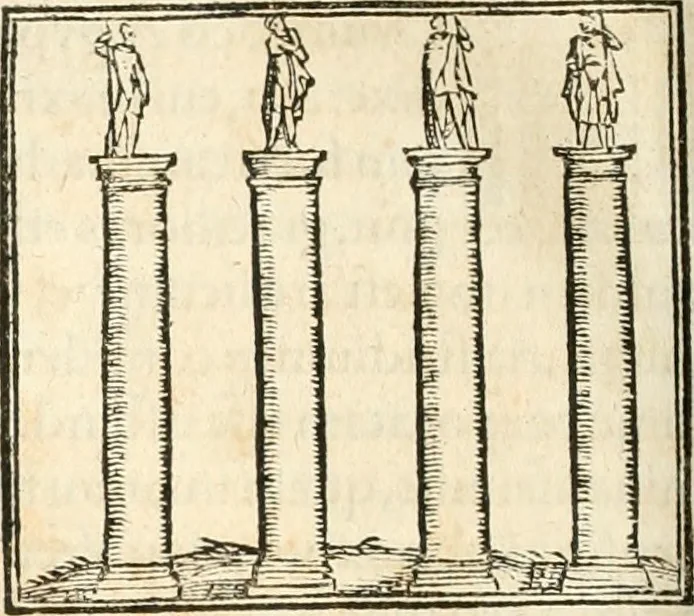 An illustration from Hieroglyphica, sive, De sacris Aegyptiorvm aliarvmqve gentivm literis commentarij, 1567, leaf 743