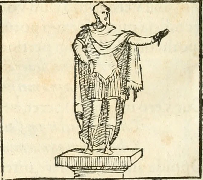 An illustration from Hieroglyphica, sive, De sacris Aegyptiorvm aliarvmqve gentivm literis commentarij, 1567, leaf 743