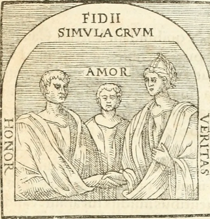 An illustration from Hieroglyphica, sive, De sacris Aegyptiorvm aliarvmqve gentivm literis commentarij, 1567, leaf 872