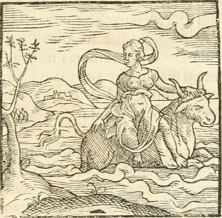 An illustration from Hieroglyphica, sive, De sacris Aegyptiorvm aliarvmqve gentivm literis commentarij, 1567, leaf 876