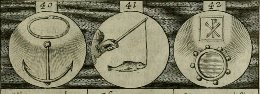 An illustration from Emblemata, sive Symbola : a Principibus, viris Eeclesiasticis, ac Militaribus, alijsque vsurpanda = Deuises, ou, Emblemes : pour Princes, gens d'Eglise, gens de guerre, & aultres, 1624, leaf 14