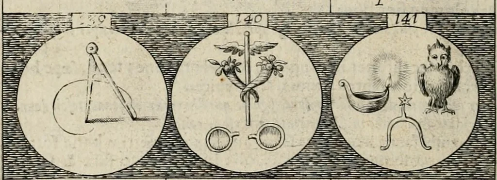 An illustration from Emblemata, sive Symbola : a Principibus, viris Eeclesiasticis, ac Militaribus, alijsque vsurpanda = Deuises, ou, Emblemes : pour Princes, gens d'Eglise, gens de guerre, & aultres, 1624, leaf 37