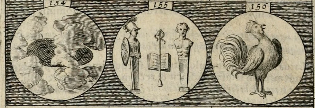 An illustration from Emblemata, sive Symbola : a Principibus, viris Eeclesiasticis, ac Militaribus, alijsque vsurpanda = Deuises, ou, Emblemes : pour Princes, gens d'Eglise, gens de guerre, & aultres, 1624, leaf 41