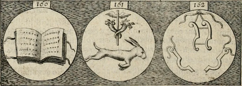 An illustration from Emblemata, sive Symbola : a Principibus, viris Eeclesiasticis, ac Militaribus, alijsque vsurpanda = Deuises, ou, Emblemes : pour Princes, gens d'Eglise, gens de guerre, & aultres, 1624, leaf 41