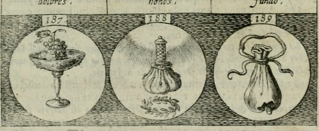 An illustration from Emblemata, sive Symbola : a Principibus, viris Eeclesiasticis, ac Militaribus, alijsque vsurpanda = Deuises, ou, Emblemes : pour Princes, gens d'Eglise, gens de guerre, & aultres, 1624, leaf 46