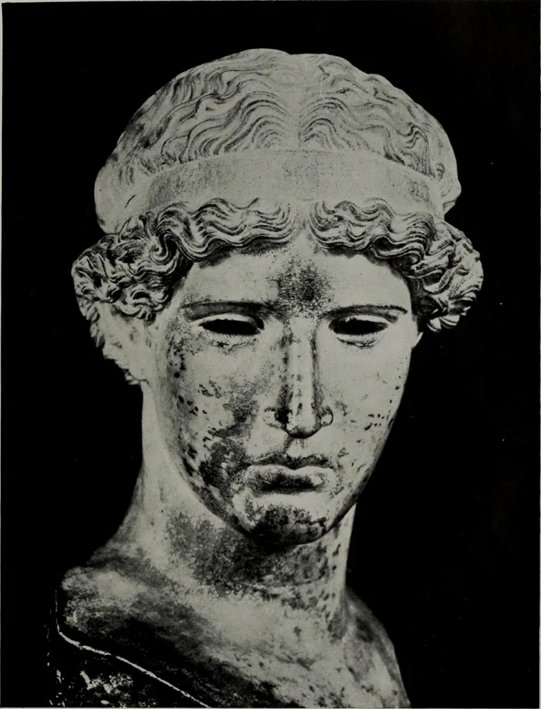 An illustration from Six Greek sculptors, 1915, leaf 186