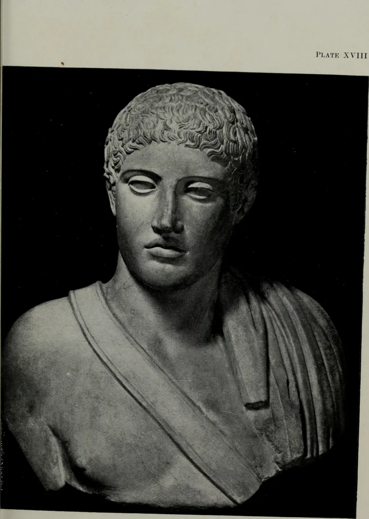 An illustration from Six Greek sculptors, 1915, leaf 132