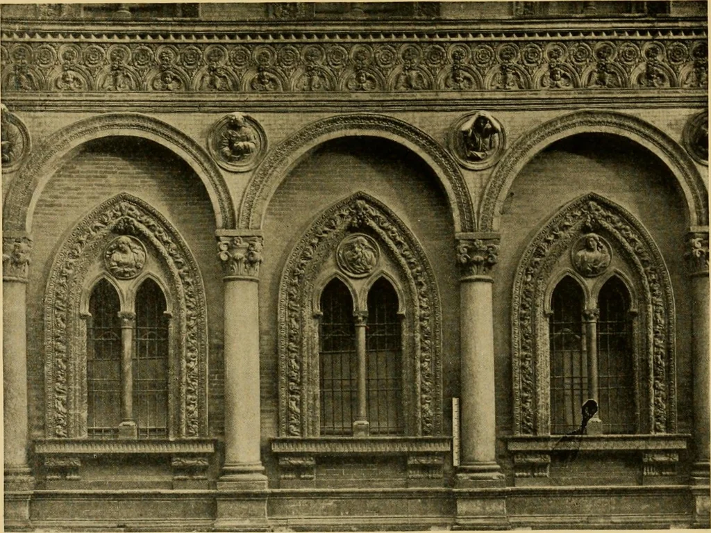 An illustration from Six lectures on architecture, 1917, leaf 142